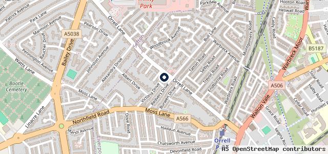 Map showing the location of Warbreck Car Sales ltd