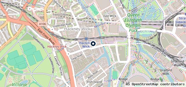 Map showing the location of R. A. Autos