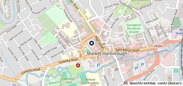 Map showing the location of Starkie & Palmer Ltd