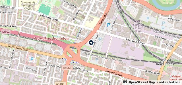 Map showing the location of Stellantis &You Peugeot Manchester
