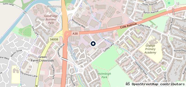 Map showing the location of SwiftFit Glos LTD