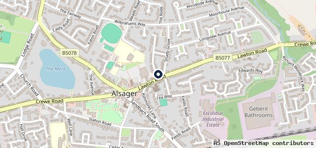 Map showing the location of T B E Motor Services Ltd