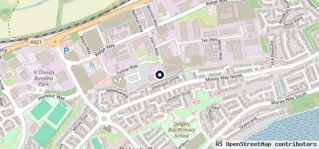 Map showing the location of The Drum Garage