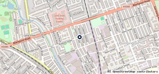 Map showing the location of Theo Garage