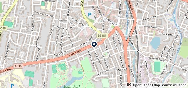 Map showing the location of Thompsons Ltd