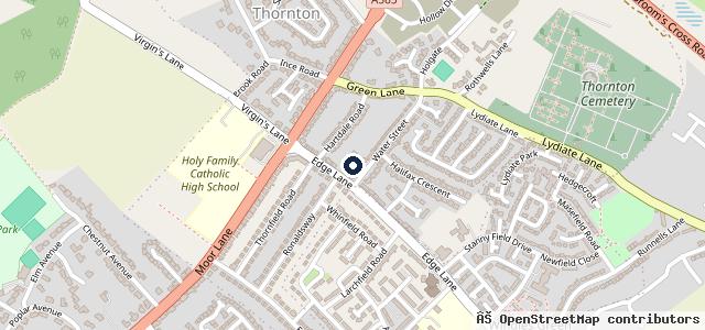 Map showing the location of Thornton Autos Ltd