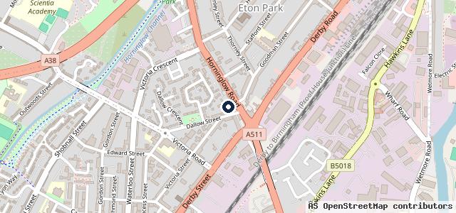 Map showing the location of M. Pritchard Commercial Engineering Ltd