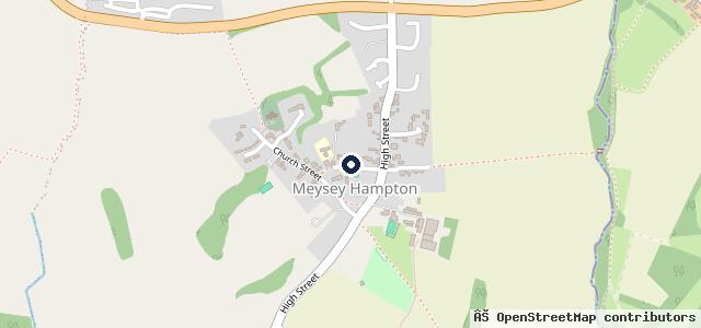 Map showing the location of Trevor Carr Poulton Workshops