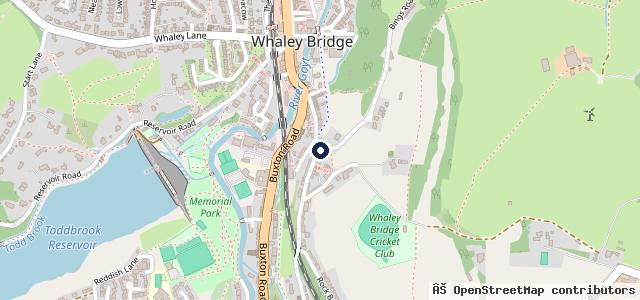 Map showing the location of T. Coward & Sons Garage