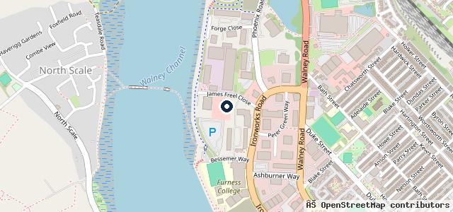 Map showing the location of Barton Townley Nissan Barrow | Barrow in Furness
