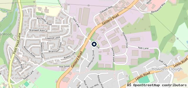 Map showing the location of C Harwood Vehicle Repairs