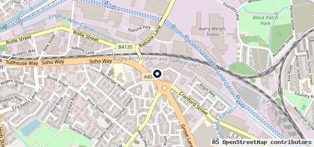 Map showing the location of Tyre Me Auto Centre