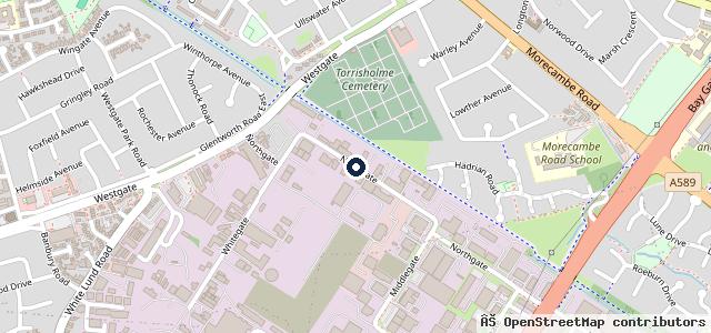 Map showing the location of Vantage Citroen Morecambe