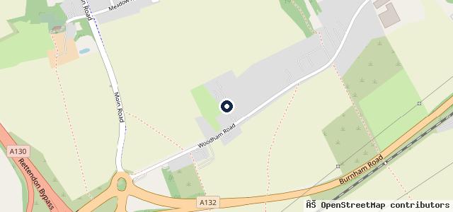 Map showing the location of Ivanhurst MOT Station