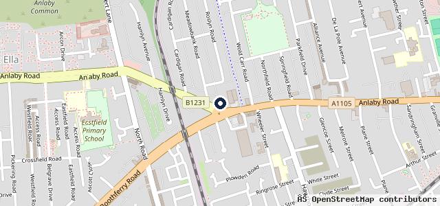 Map showing the location of Vehicle Solutions