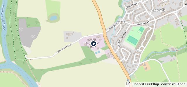 Map showing the location of VWX Automotive Ltd