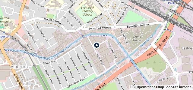Map showing the location of Wembley Motors