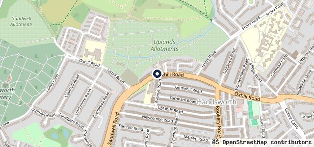 Map showing the location of Wheel Alignment Centre