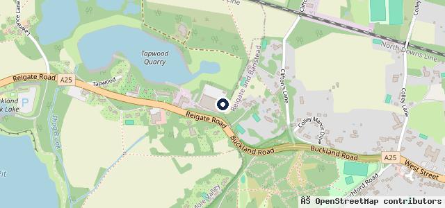 Map showing the location of W S C Buckland Ltd