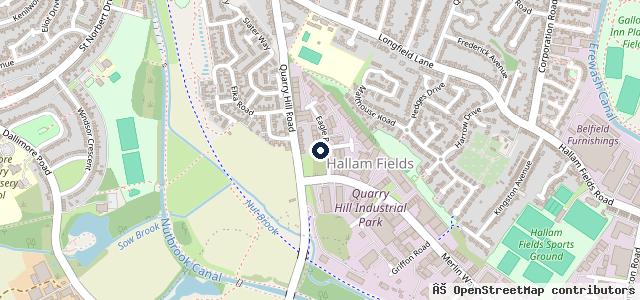 Map showing the location of D S Garage Services