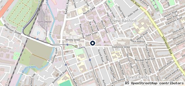 Map showing the location of Platinum Auto Care 24HR