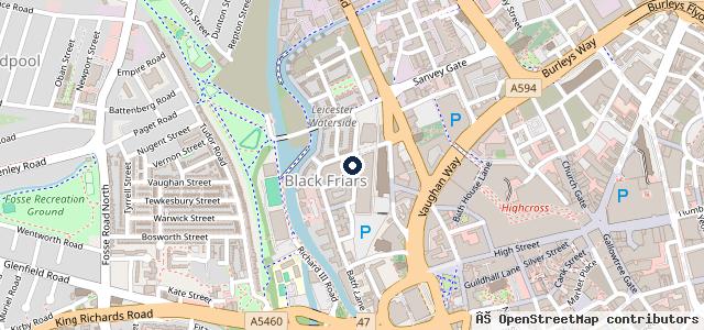 Map showing the location of Clarendon Park Accident & Repair Centre Ltd
