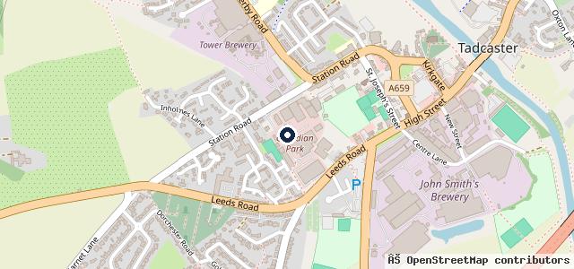 Map showing the location of D Laughton Accident Repair Centre Ltd
