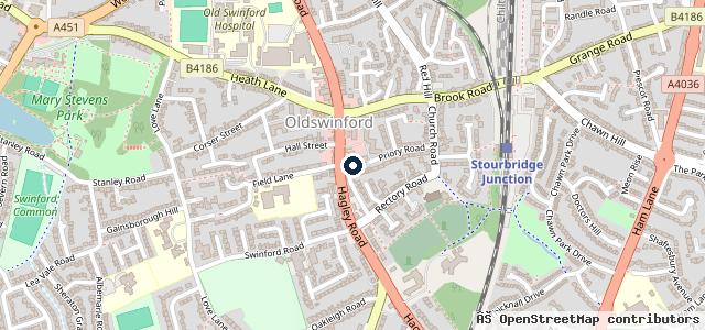Map showing the location of Waterloo Garage