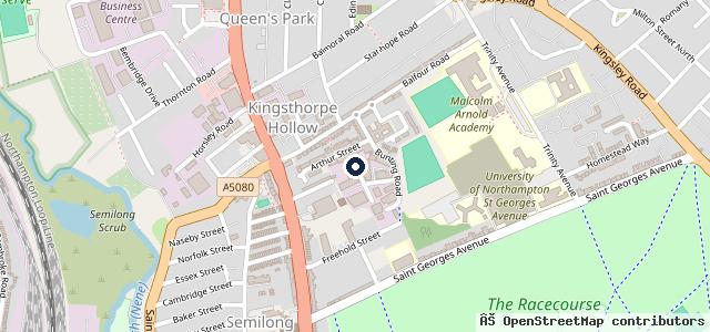 Map showing the location of C M C