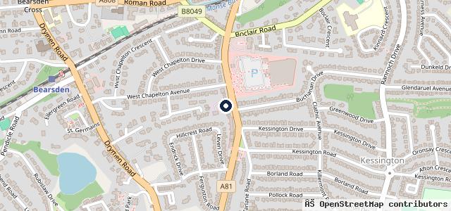 Map showing the location of Halfords Autocentres