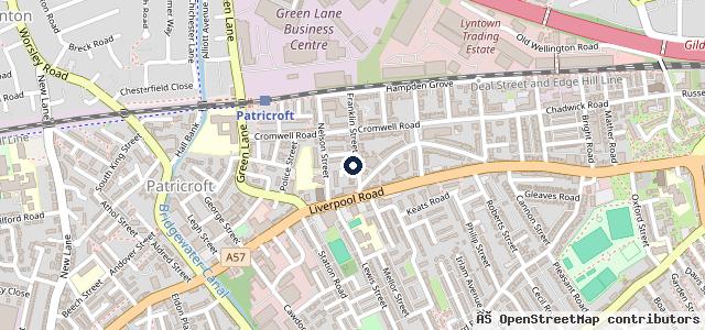 Map showing the location of Booth's Autos