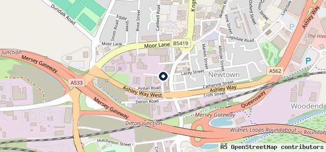 Map showing the location of Bold Street Garage Ltd