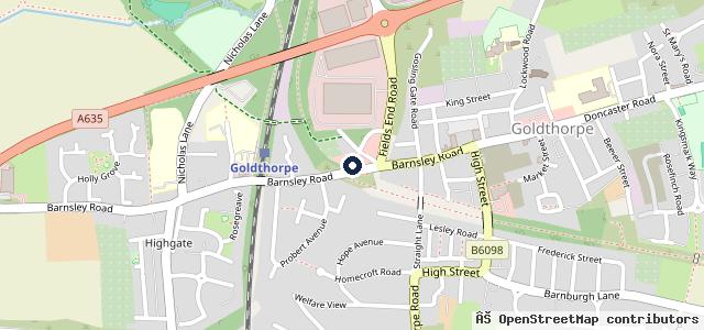 Map showing the location of Dearnside Motor Company