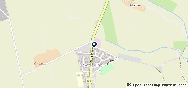 Map showing the location of Pitairlie Garage | Dundee
