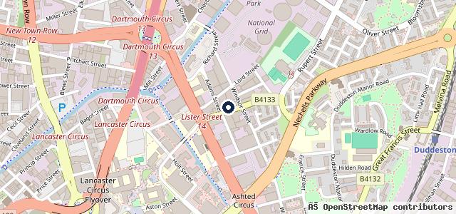 Map showing the location of J C Motors