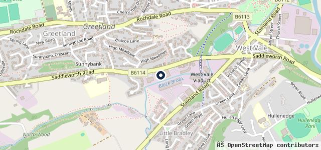 Map showing the location of Northern Accident Repair