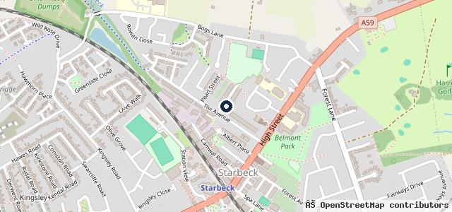 Map showing the location of Marshall’s Vehicle Engineering LTD