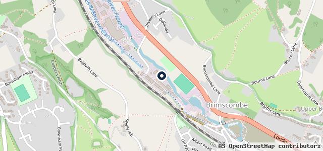 Map showing the location of Blake Services