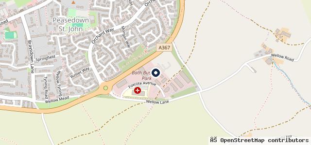 Map showing the location of Bath Audi