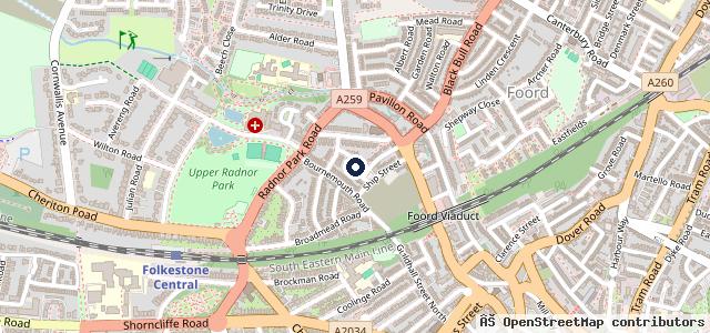 Map showing the location of Marchwoods (Motor Engineers) LTD