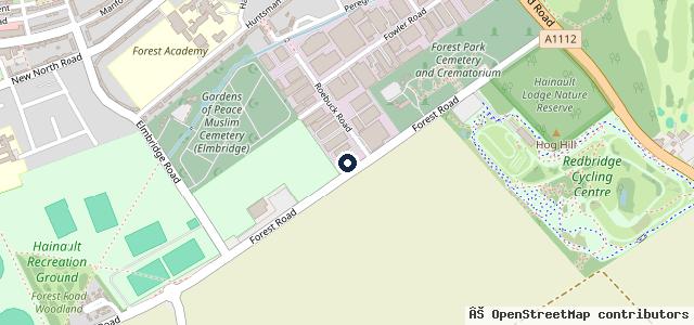 Map showing the location of Grange Jaguar & Land Rover Service Centre Woodford