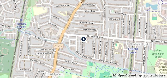 Map showing the location of Brook Mews Motors