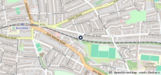 Map showing the location of Burns Motor Engineering Ltd