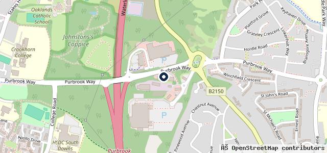 Map showing the location of C & S MOT Testing