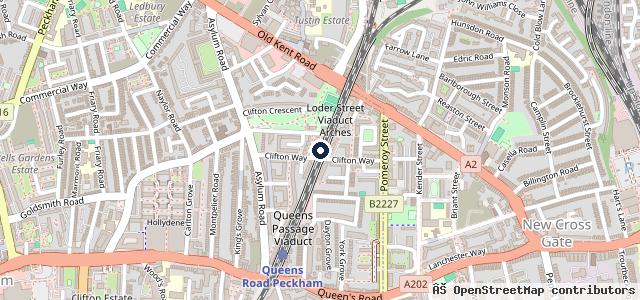 Map showing the location of Clifton Autos MOT centre Ltd