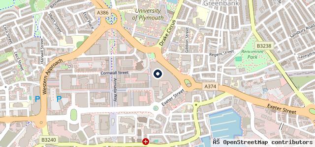 Map showing the location of Crownhill MOT Centre Ltd