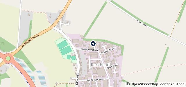 Map showing the location of Dave Barkshire Motorcycle Centre
