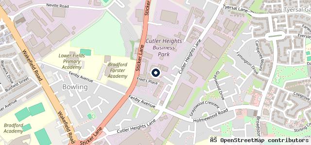 Map showing the location of Duncombe Autos