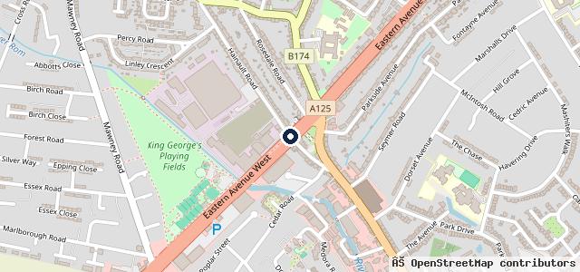 Map showing the location of Endeavour Volvo