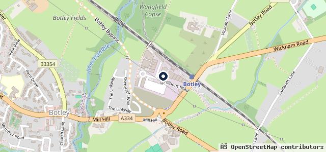 Map showing the location of Field Motors